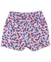 Cargar imagen en el visor de la galería, Red White and Bloom Swim Trunks