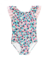 Cargar imagen en el visor de la galería, Water Lilies Ruffle V-Back One Piece