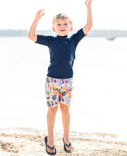Cargar imagen en el visor de la galería, Navy Short Sleeve Rash Guard