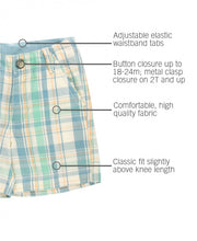 Cargar imagen en el visor de la galería, Hampton Plaid Shorts & Melon Henley Set