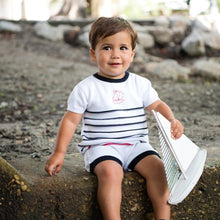 Cargar imagen en el visor de la galería, Knit Sailboat Shortall