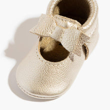 Cargar imagen en el visor de la galería, Platinum Ballet Flat Bow Mocc Mini Sole