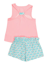 Cargar imagen en el visor de la galería, Girls 2pc Mermaid Short Set