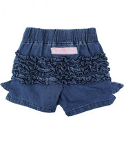 Cargar imagen en el visor de la galería, Denim Bow Shorts