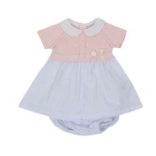 Cargar imagen en el visor de la galería, Pink & White Cotton Dress Set