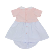 Cargar imagen en el visor de la galería, Pink & White Cotton Dress Set