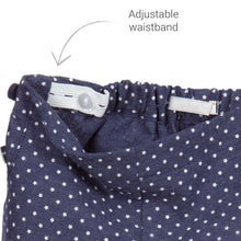 Cargar imagen en el visor de la galería, Blue & White Cotton Shorts Set