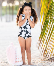 Cargar imagen en el visor de la galería, Black Swim Bow Headband