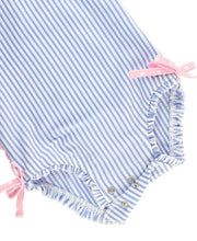 Cargar imagen en el visor de la galería, Seersucker Long Sleeve Rash Guard One Piece