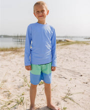 Cargar imagen en el visor de la galería, Cornflower Blue Long Sleeve Rash Guard