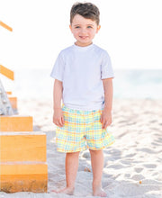 Cargar imagen en el visor de la galería, White Short Sleeve Rash Guard