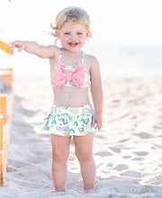 Cargar imagen en el visor de la galería, Chase the Rainbow Bow Skirted Bikini