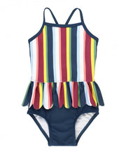 Cargar imagen en el visor de la galería, Sunset Stripe Scallop Peplum One Piece
