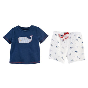 Whale Short Set