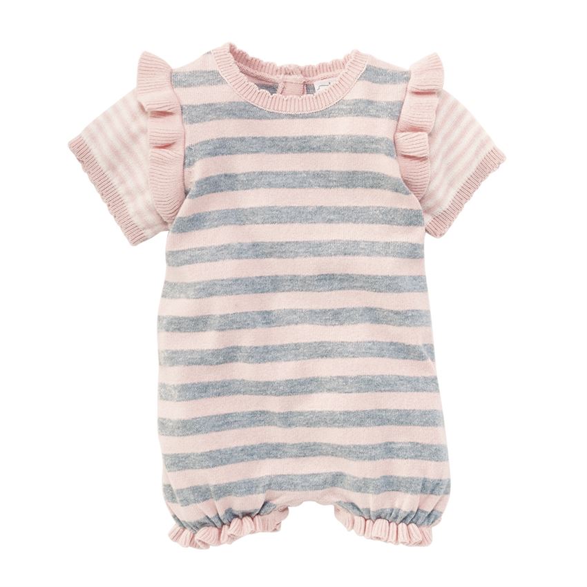 Pink Stripe Knitted Bubble