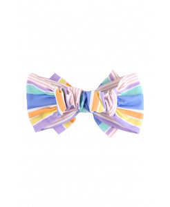 Rainbow Lane Stripe Swim Bow Headband