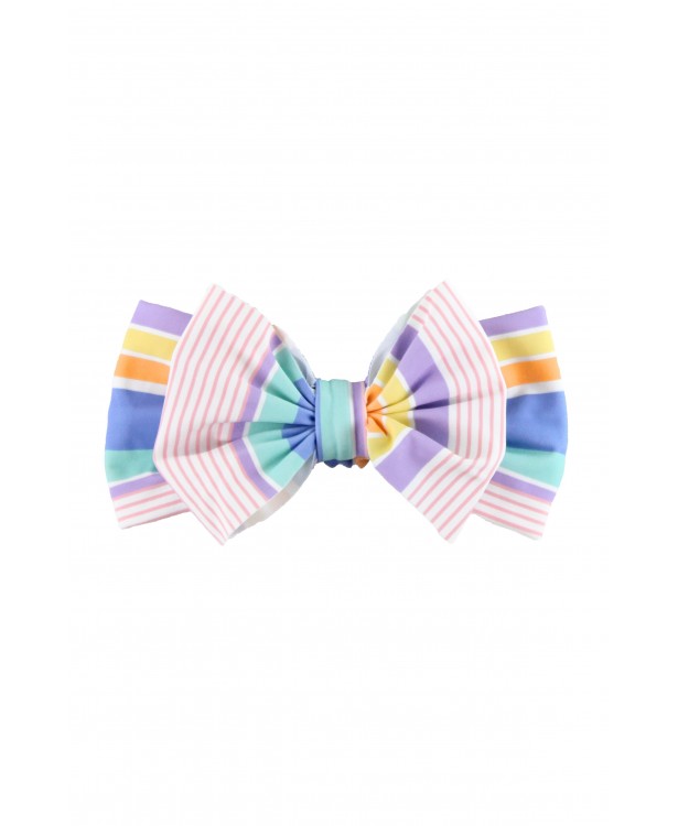 Rainbow Lane Stripe Swim Bow Headband