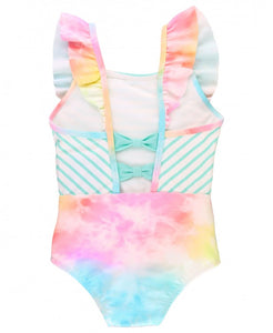 Rainbow Tie Dye Pinafore One Piece