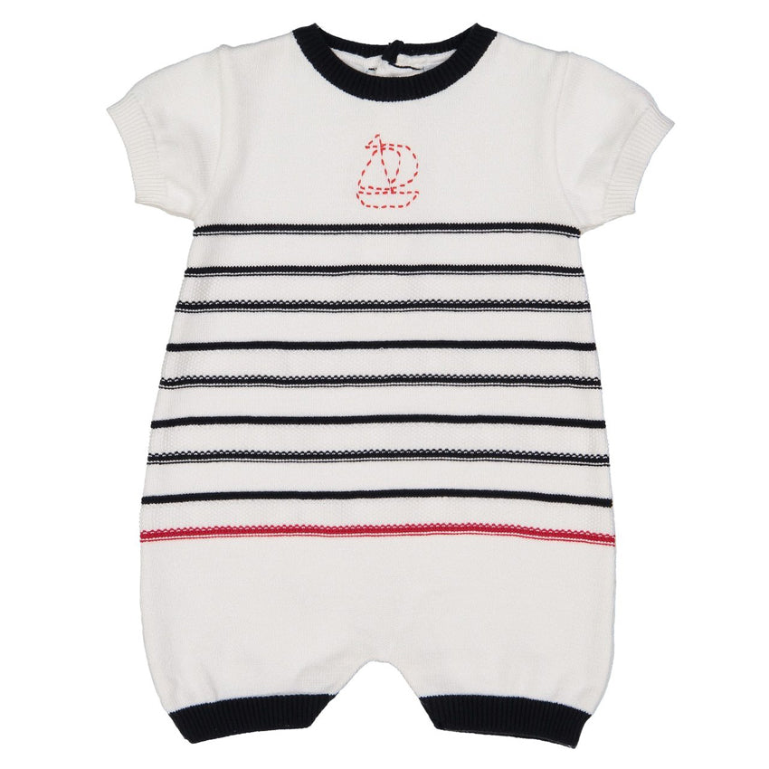 Knit Sailboat Shortall