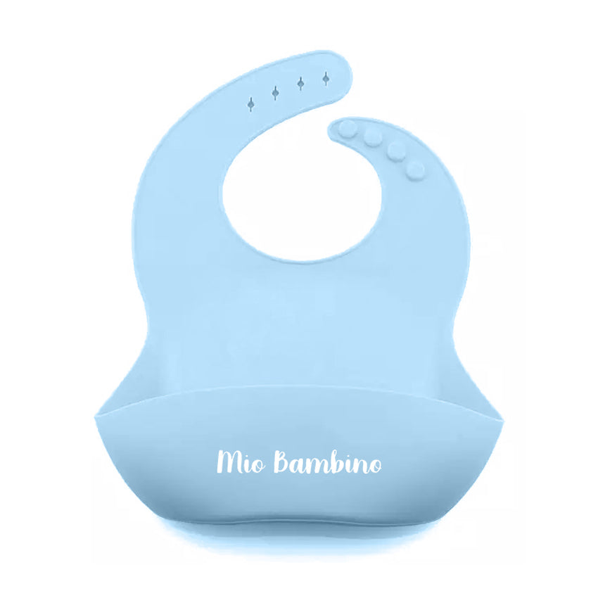 Blue Silicone Bib