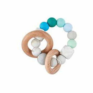 Silicone And Wood Teether