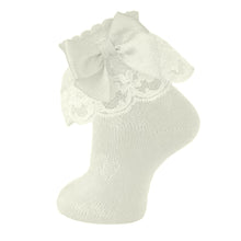 Cargar imagen en el visor de la galería, Lace &amp; Bow Socks
