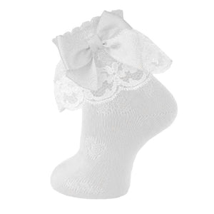 Lace & Bow Socks