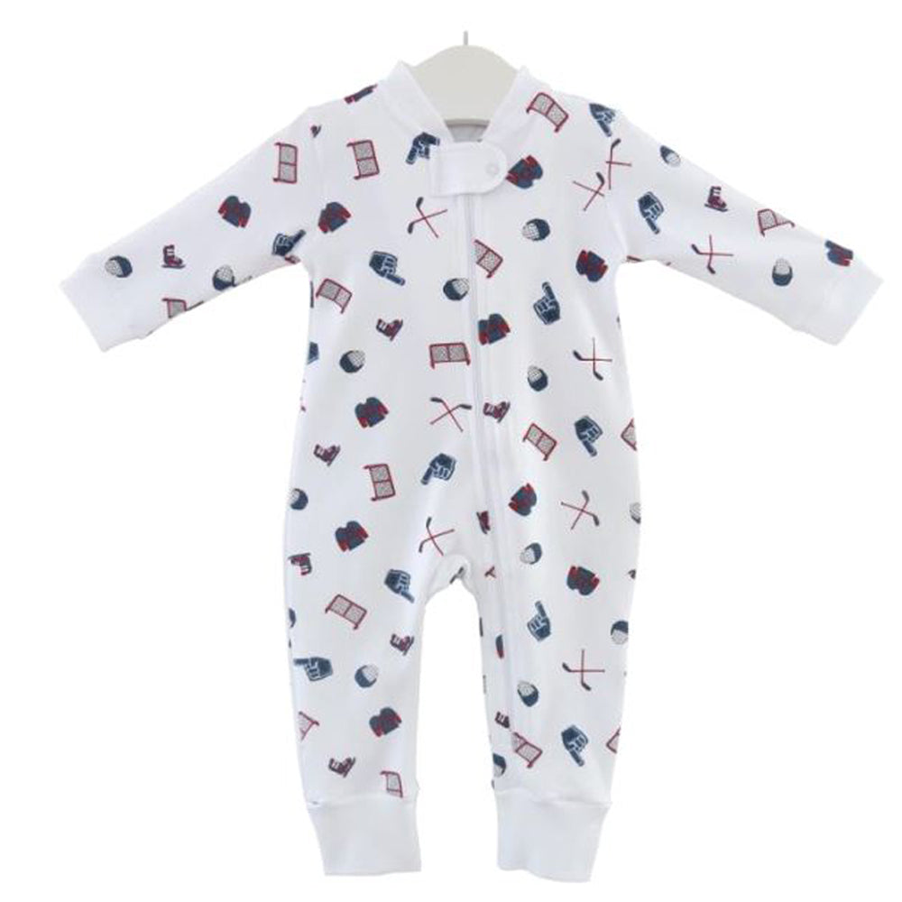 Hockey Game Footless Onesie