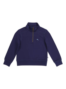 Boys Zip Pullover Sweatshirt