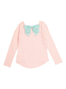 Girls Bow Back Top