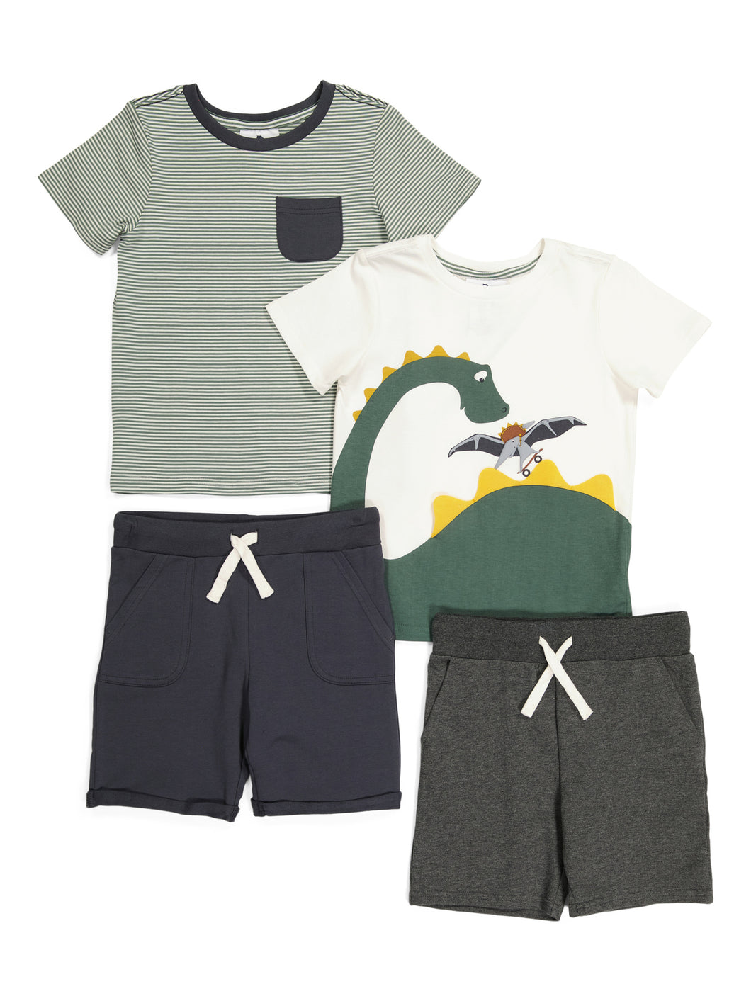 Dinosaur Mix And Match Shorts Set