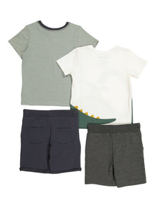 Dinosaur Mix And Match Shorts Set