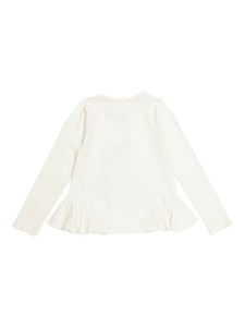 Girls Side Ruffle Hem Top