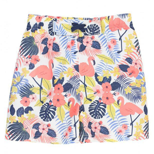 Tropical Flamingo Swim Trunks