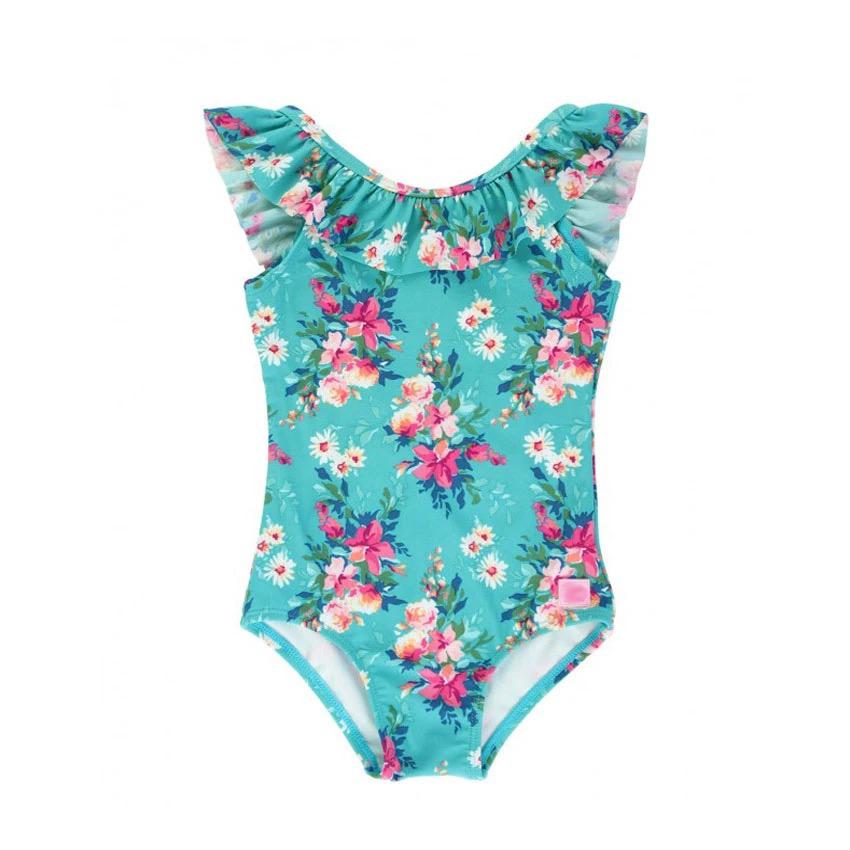 Fancy Me Floral Ruffle One Piece