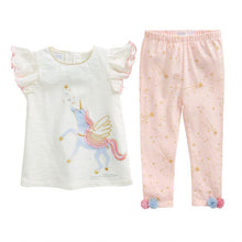 Cargar imagen en el visor de la galería, Unicorn Tunic &amp; Pom-Pom Legging Set
