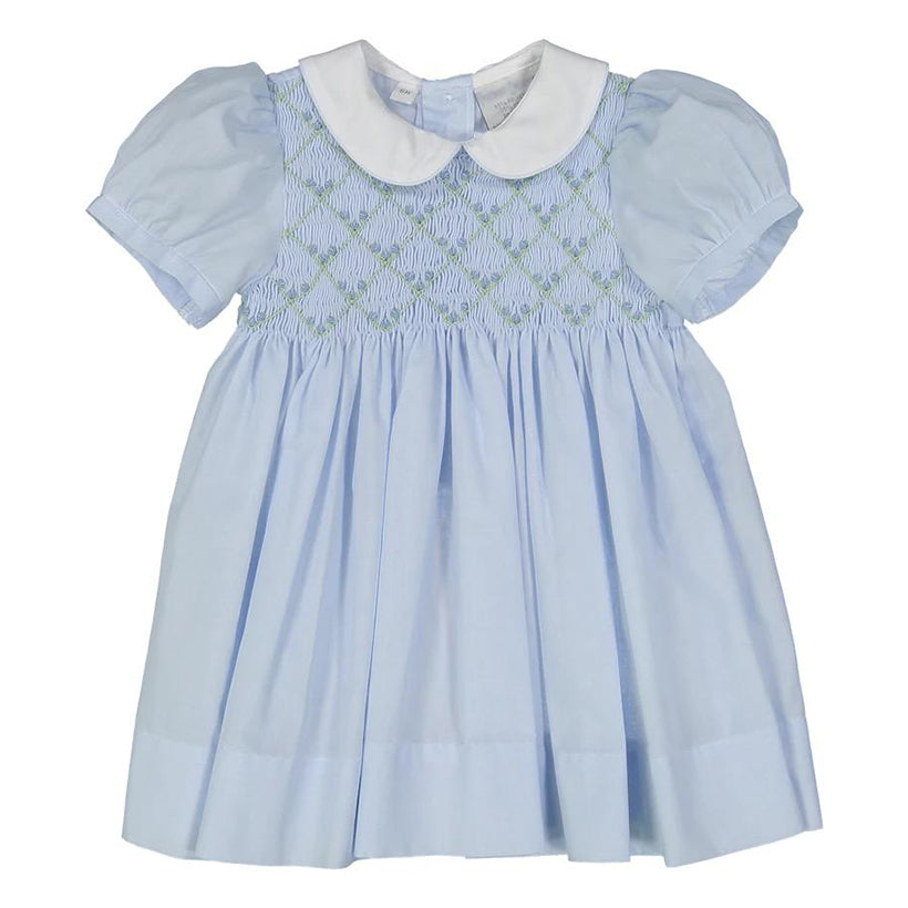 Rosebud Diamond Smocked Dress