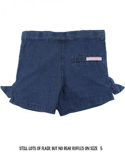 Denim Bow Shorts