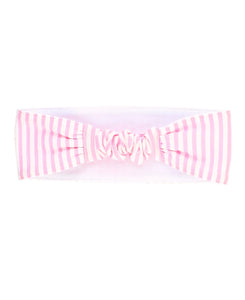 Pink Seersucker Swimwear Headband