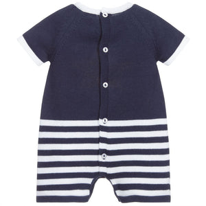 Navy Blue Cotton Shortie