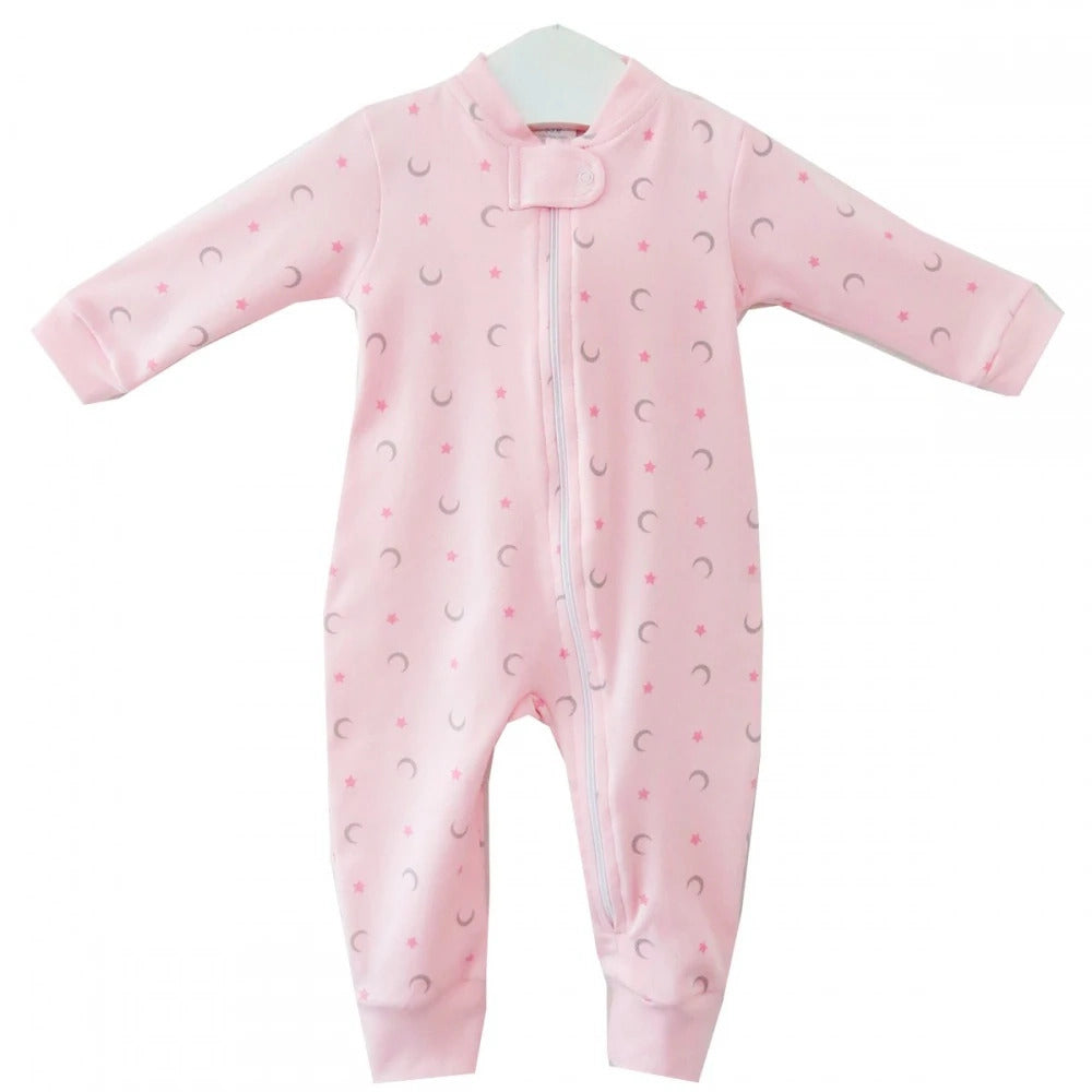 Moon and Stars Footless Onesie