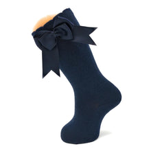Cargar imagen en el visor de la galería, Knee High Socks with Bow
