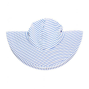 Periwinkle Blue Seersucker Swim Hat