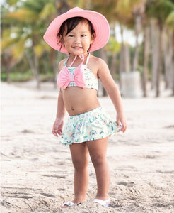 Chase the Rainbow Bow Skirted Bikini